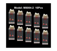Cabinet Dentaire Endodontique,Canal Radiculaire,Cavit? De Pulpe,Mod?Le De Dents Rct,Bloc D'entra?Nement,?Tude,D?Monstration Du Fonctionnement Des Fichiers - Type 10pcs M8004-2