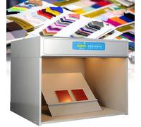 Cabinet d'évaluation des Couleurs, 6 Sources Lumineuses D65 TL84 F UV CWF U30, pour l'inspection et Le contrôle qualité des Couleurs des Textiles, Jouets, Plastiques, Peinture et Impression
