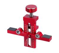 Cabinet Door Installation Jig | Modèle de perçage de trou en d'aluminium pour armoire de porte de Les poignées ajustent des panneaux de 8 à 40 mm | Outil d'installation de