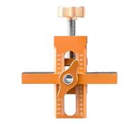 Cabinet Door Positioning Tool, Cabinet Fixture Mounting Jig, Aluminum Alloy Door Support, Adjustable Scale, Easy Installation, Ideal for Kitchen and Closet Doors