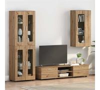 Vidaxl Meuble Mural Bois Ancien 55 X 29 X 100 Cm Bois D'ingénierie