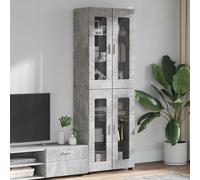 Cabinet en Bois avec étagère avec stockage Bois d'ingénierie vidaXL vidaXL
