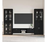 Cabinet en Bois avec étagère avec stockage Bois d'ingénierie vidaXL vidaXL