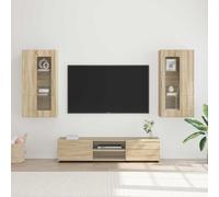 Cabinet en Bois avec étagère avec stockage Bois d'ingénierie vidaXL vidaXL