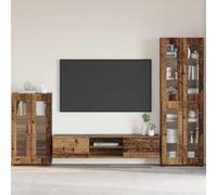 Cabinet en Bois avec étagère avec stockage Bois d'ingénierie vidaXL vidaXL