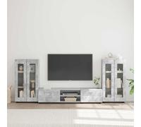 Cabinet en Bois avec étagère avec stockage Bois d'ingénierie vidaXL vidaXL