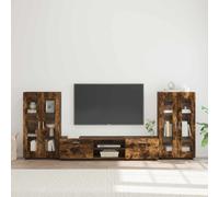 Cabinet en Bois avec étagère avec stockage Bois d'ingénierie vidaXL vidaXL