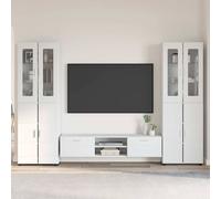 Cabinet en Bois avec étagère avec stockage Bois d'ingénierie vidaXL vidaXL