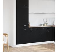 vidaXL Cabinet en chêne noir 30x46x81,5 cm