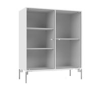 Montana Vitrine Ripple II 69.6x82.2x30 cm NewWhite-pieds Chrome