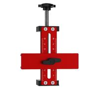 Cabinet Hardware Jig, Adjustable Cabinet Door Positioning Tool, Aluminum Alloy Multifunctional Tool for Home Improvement in Kitchen Bathroom and Custom Projects, 11.0x3.8x21.0cm