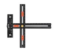 Cabinet Hardware Jig - T Shape Guide, Accurate Hole Positioning