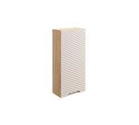 Cabinet haut - Placard de salle de bain 3 étagères - H 75 x L 35 x P 19 cm - Wavy Beige