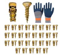 Cabinet Hinge Screws - Expansion Wall Screws, Repair Kit Wood Fixing