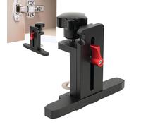 Cabinet Installation Tools | Aluminum Alloy Adjustable Cabinet Door Installation Assistant | True Position Hardware Jig and Locator for Precise Cabinet Door Mounting, Door Mount Locator