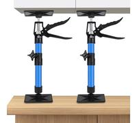 Cabinet Jack Support Pole - Stainless Steel Nylon 11.8-23.2 Inch 2Pcs | Support Rod | Adjustable Pole | Multifunctional Woodworking Tool For Jacks Drywalls, Blue