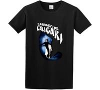 Cabinet of Dr Caligari Silent Film Horror Cult Goth T-Shirt Men's Black Unisex Tee Manches Courtes(X-Large)