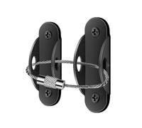 Cabinet Safety Strap, Furniture Wall Brackets, Heavy Duty Anti-Tip Kit with Steel Wire Rope, Wall Connector for Dresser, Bookcase, Prevent Tip-Overs, 1.18x0.59x0.59 Inches,1 Set