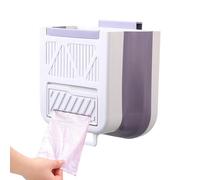 Cabinet Trash Bin, Hangable Foldable Door Garbage Can, Under Counter Kitchen Bathroom Waste Holder, for Apartment Dorm Rental House Elderly Pregnant Users Space Saving Indoor Home Cleaning Bin