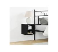 Cabinet TV LED 2 pcs Chêne Noir 30x28,5x30 cm Bois contraint