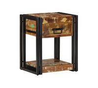 2 Armoires De Chevet Vidaxl 40x35x50 Cm En Bois Massif Récupéré