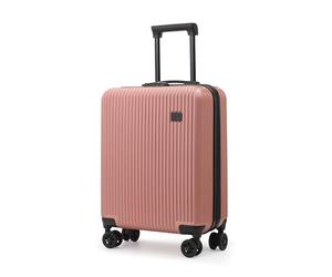 CabinFly Cruisair Ryanair 55 x 40 x 20 cm Valise Bagage à Main Trolley Valise de Voyage Transavia Wizzair Lufthansa SAS British Airways Lot (Or Rose, 55x40x20cm)