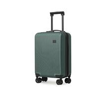 CabinFly Cruisair Valise Cabine Extensible, Coque Rigide ABS, 55x35x25 cm, Vert, 4 Roues Spinner, Serrure TSA