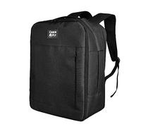 CabinFly Pacemaker Ryanair 40 x 30 x 20 cm Wizzair Sac à Dos Transavia Extensible à 40 x 30 x 25 cm Eurowings Bagage à main Smartwings Easyjet (Noir, 40x30x20/25cm)
