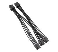 Câblage d ' alimentation graphique interne | Câble adaptateur PCIe à trois sorties à deux sources, faisceau de 22 Cm, cuivre étamé 18AWG pour le routage de