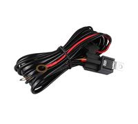Câblage de lumière LED - Kit de faisceau étanche 18 AWG, bouton de relais de contrôle de puissance électrique, connecteur d'éclairage de travail interactif et robuste, camion, automobile, remorque, mo