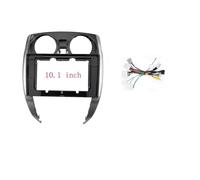 Câblage Panneau Façade Cadre Radio Pour Nissan Pour Note E120 | Garniture Intérieure 10,1 Pouces, ABS, Durable, Stable, Installation Facile