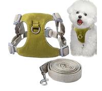 Câblage pour chiens de taille moyenne - harnais anti-linges reliés par des animaux domestiques | GIOST RÉGLABLE PET avec poignée de contrôle facile, respirant par Oxford pour chiots