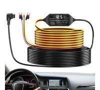 Câblage Secteur pour Caméra de Tableau de Bord,Câble De Charge À 3 Fils Avec Écran Pour Caméra De Voiture | Protection Circuit Type C Installation Fil Direct pour Dispositifs de Sécurité Automobile Mo