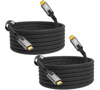 CABLAPTOP [2-Pack cable usb c 3m,Câble USB C 3.2 Gen2x2, 20Gbps Transfert Données, USBC vers USBCPD3.1 240W 48V/5A Charge,Câble Vidéo 8K@30Hz/4K@144Hz pour MacBook Pro,iPad Pro,SSD,Moniteur,Docking