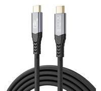 CABLAPTOP 80Gbps Thunderbolt 5 Câble Type-C, 240W avec jusqu'à120 Gbps, Prise en Charge Vidéo Simple 16K Double 8K/6K@60Hz pour Périphériques USB 4.0, USB-C, Display, Laptop, Dock Smartphone, 3m