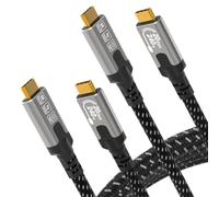 CABLAPTOP cable usb c 1m,[Lot de 2] cable usb c vers usb c 20Gbps USB C3.2 Gen2,240W Fast Charging,8K@30Hz/4K@144Hz USBC Video Cable,Compatible avec iPhone 16, MacBook Pro,Hubs, SSDs,Monitors