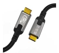 CABLAPTOP cable usb c vers usb c 50 cm,Câble USB C 3.2 Gen 2 20Gbps, Type C 8K@30Hz/4K@144Hz UHD Video 5A/240W PD3.1,with Compatible with Thunderbolt 3/4 MacBook pro Samsung Galaxy Pixel Dell Monitor