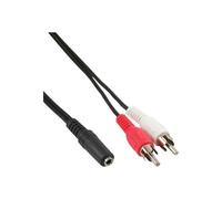 Câble 0.2 m jack 3.5mm femelle vers 2RCA male