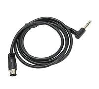 Câble 1/4 vers DIN 5 Broches, 90 Degrés 6,35 Mm Mâle vers MIDI 5 Broches Mâle TRS Câble Audio Stéréo pour Haut-Parleur, Amplificateur, Mixeur, Clavier MIDI, 1,3 M