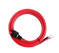 Câble 10 AWG avec connecteur de poteau 45 A et borne à joint torique de 8 mm pour une connexion fiable dans les configurations de centrale électrique (0,6 m)