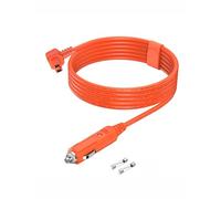 Câble 12V/24V 3,5m pour Glacière Auto, Compatible Dometic, Alpicool, Waeco, ARB, pour Prise Allume-Cigare