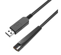 Câble 12V Compatible avec Rasoir Tondeuse Braun Séries 1/3/5/6/7/8/9 Silk épil séries 5/7/9 - Cable Noir USB 1m Phonillico®