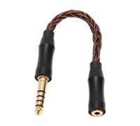 Câble 2,5 Mm Femelle vers 4,4 Mm Mâle, Câble Adaptateur pour Casque en Cuivre Monocristallin, plaqué Or, 5,5 Pouces, pour écouteurs, Téléphones, Tablettes (Bronze)
