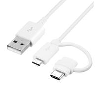 Samsung EP-DG930 câble USB USB 2.0 1,5 m USB A USB C/Micro-USB B Blanc