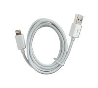 Câble 2GO 794888 Lightning vers USB B 1m Blanc - Connecteurs mâle droit - Compatible Apple iPhone / iPad Air