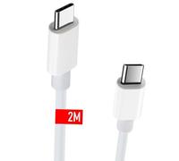 Câble 2m Rapide pour Sony Xperia 5 V, 5 IV, 10 III, 5 III - USB-C vs USB-C, 5A Synchro et Charge Rapide 100W