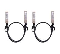 Câble 2x10G SFP + twenax en cuivre à fixation directe (DAC), câble passif SFP 10GBASE pour SFP-H10GB-CU1M,Ubiquiti, d-link (0.5M)
