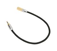 Câble 3,5 Mm Mâle vers Mini XLR 3 Broches, Câble,5 Mm vers Mini XLR, Protection contre le Bruit Stéréo, plaqué or, Professionnel Plug and Play pour Table de Mixage pour Appareil Photo