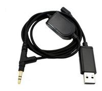 Câble 3,5 mm USB Virtual Surround Sound 7.1 avec contrôle microphone pour casque Sony MDR-10R MDR-1000X Noir G