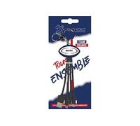 Câble 3 en 1 Andy USB A/micro USB & USB C & Lightning 0,20m Rugby Noir